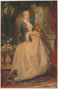Portrait of Madame Thomas (née Camille Boucher) by Eugene Isabey