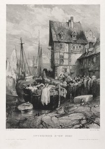 Six Marines: Interior of a Port, 1833 by Eugene Isabey