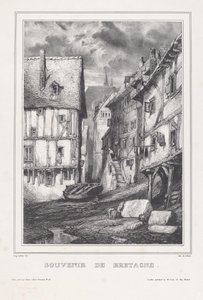 Souvenir of Brittany by Eugene Isabey