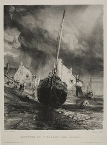 Souvenir of St. Valéry-sur-Somme (plate three from Six Marines)
