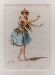 The Korrigane. Ballet of Charles-Marie Widor, costume model