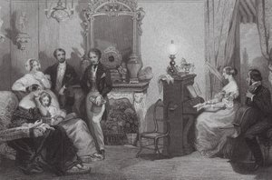 A Family Concert by Eugene Louis (after) Lami