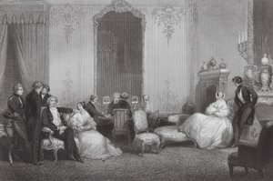 A Parisian Family by Eugene Louis (after) Lami
