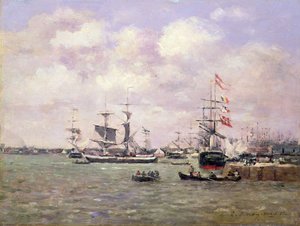 Antwerp by Eugene Louis Boudin