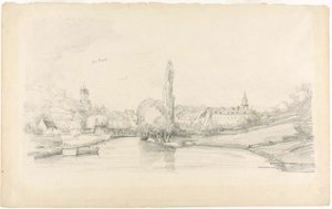 Canal Scene Near Brussels