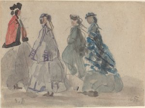 Four Women at Trouville, 1865