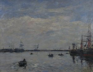 Le Havre by Eugene Louis Boudin