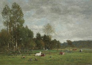 Pasture near Honfleur, 1864