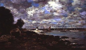 Plougastel-Daoulas by Eugene Louis Boudin