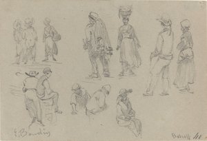 Provincial Figures by Eugene Louis Boudin