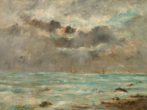 The Coast at Trouville, c.1865-1900