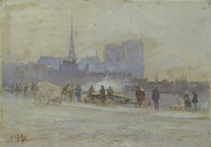 Notre-Dame, view from Quai de l