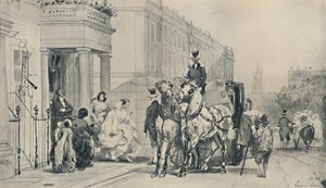 In Eaton Square by Eugene Louis Lami