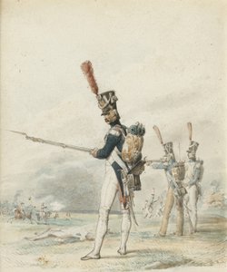 Infantry of the Jeune Garde in 1812 by Eugene Louis Lami