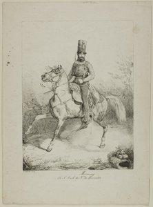 Moncey, Ex-colonel of the 3rd Hussar Regiment by Eugene Louis Lami
