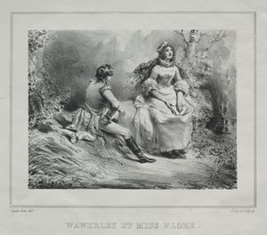 Picturesque Views of Scotland: Waverly and Miss Flora by Eugene Louis Lami