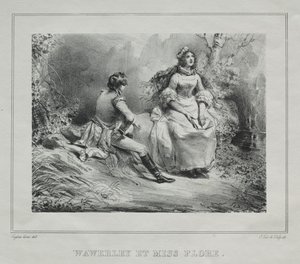 Picturesque Views of Scotland: Waverly and Miss Flora by Eugene Louis Lami