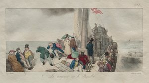 Souvenirs of London: Crossing on the Packet Boat by Eugene Louis Lami