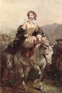 Young Woman on a Horse