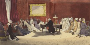 Evening Prayer by Eugene Louis after Lami