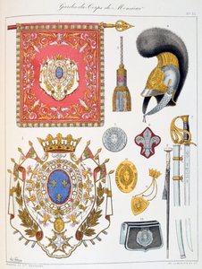 Gardes-du-Corps de Monsieur, Insignia