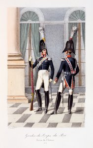 Gardes-du-Corps de Roi, Service de Chateau