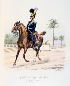 Gardes-du-Corps de Roi, Spanish Campaign, 1823