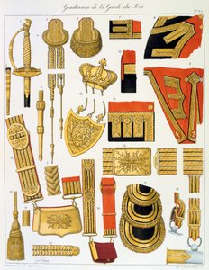 Gendarmes de la Garde du Roi, Insignia