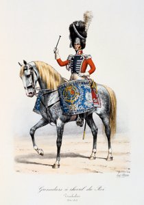 Grenadiers à Cheval du Roi, Timpanist, 1814-15