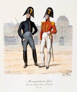 Mousquetaires Gris, Tenue de Manège and Tenue de Société