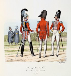 Mousquetaires Noirs, Grande Tenue and Tenue de Société, 1814-15
