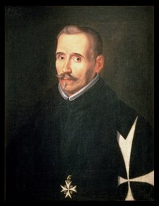Portrait of Lope Felix de Vega Carpio by Eugenio (attr. to) Caxes