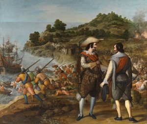 The Recovery of San Juan de Puerto Rico by Eugenio Caxes