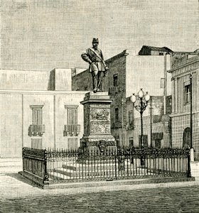 Monument to Vittorio Emanuele II, by Eugenio Maccagnani, Lecce, Apulia, Italy by Eugenio Maccagnani