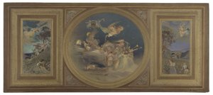 Sketch for the dining room of the Hôtel de Ville de Paris: Allegorical ceiling, ca. 1891