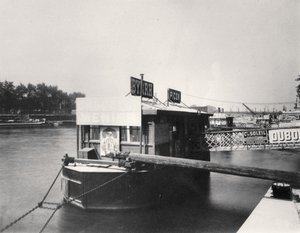 Boat on the Seine by Eugène Atget