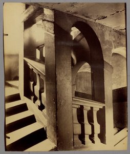 Staircase, 25 rue des Blancs-Manteaux by Eugène Atget
