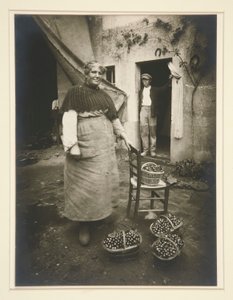 Woman from Verrieres by Eugène Atget
