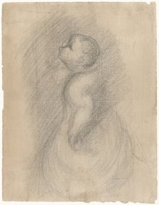 Baby, Seen from the Side by Eugène Carrière