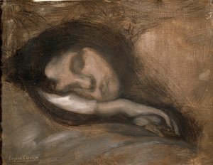 Head of a Sleeping Woman