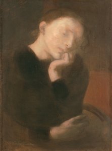 Meditation by Eugène Carrière