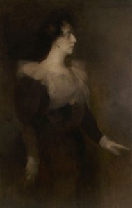 Portrait of Pauline Ménard-Dorian, c. 1890 by Eugène Carrière