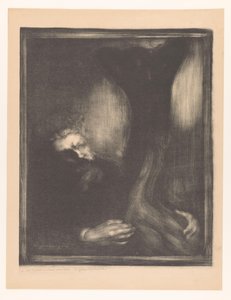 Portrait of Rodin with a Sculpture by Eugène Carrière