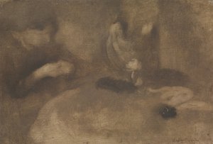Women Sewing at a Table