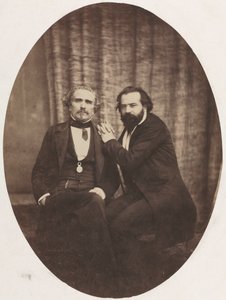 Portrait of the Actor Pierre Bocage and Friend by Eugène Colliau