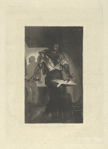 A Blacksmith, 1833 by Eugène Delacroix