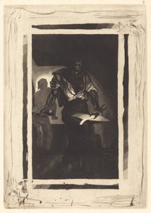 A Blacksmith, 1833 by Eugène Delacroix