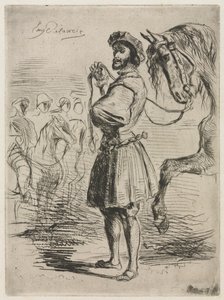 A Lord in the Time of Francis I by Eugène Delacroix