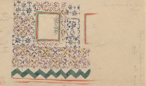 A Wall Decorated in Spanish Tiles