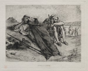 Arabs of Oran by Eugène Delacroix